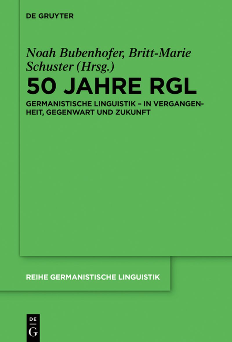 Germanistische Linguistik