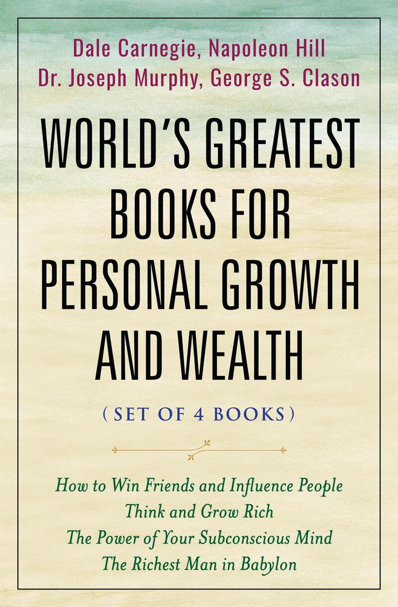 World's Greatest Books For Personal Growth & Wealth (Set of 4 Books)