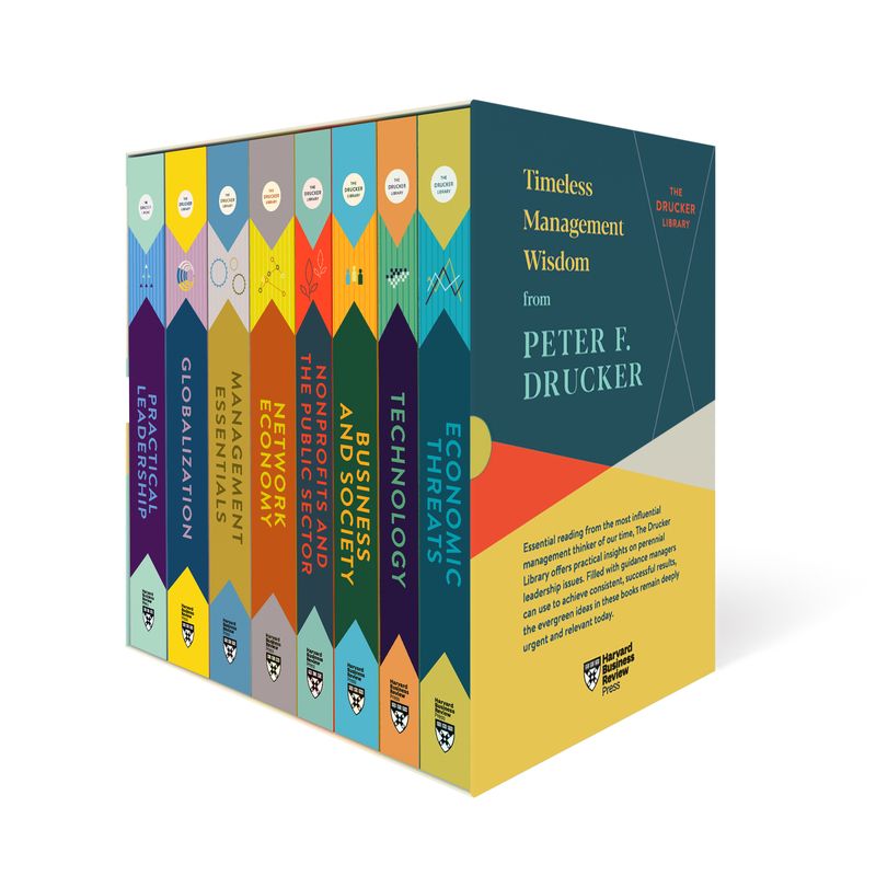 Peter F. Drucker Boxed Set (8 Books) (The Drucker Library)