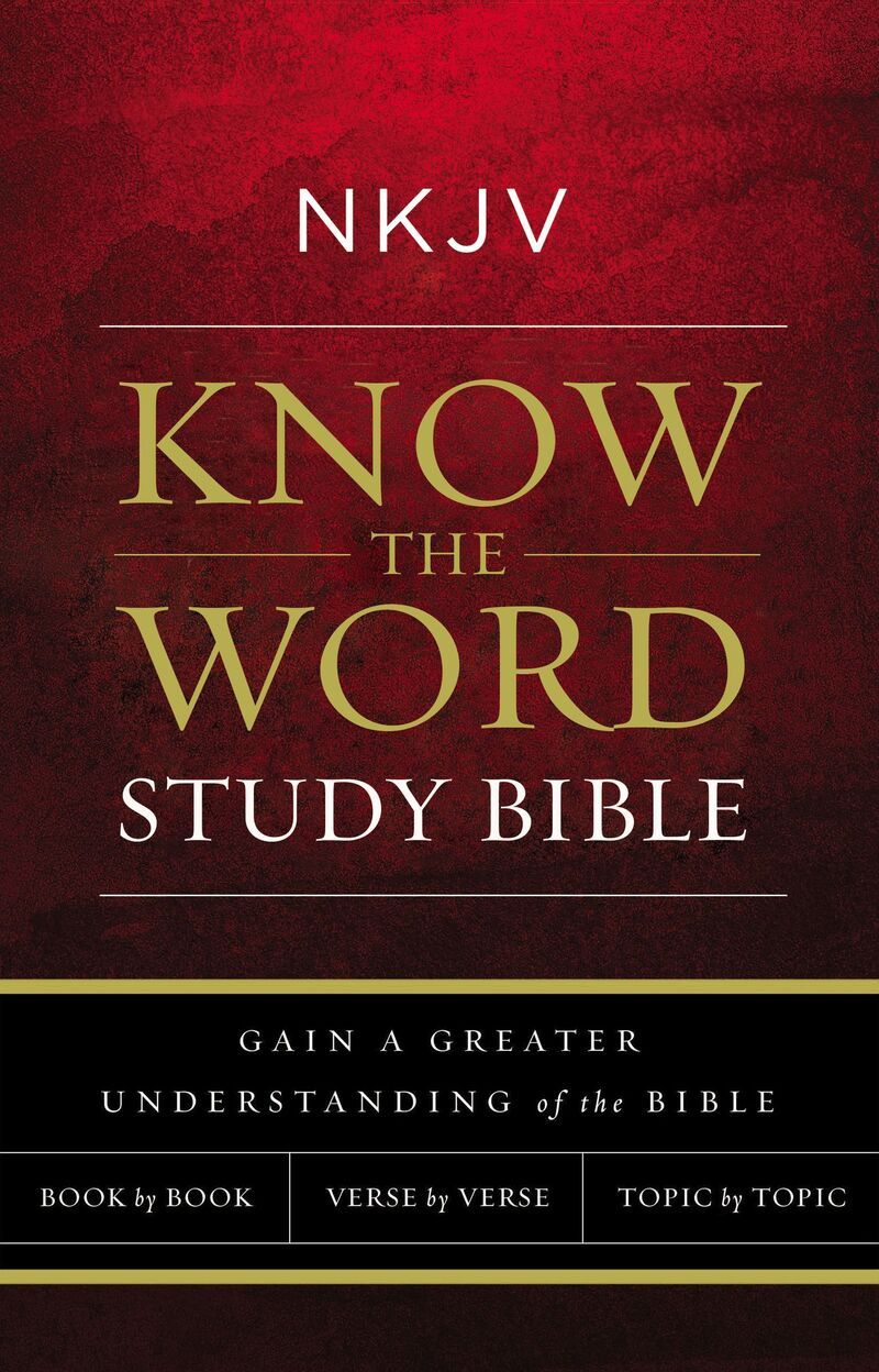 NKJV, Know The Word Study Bible, Red Letter