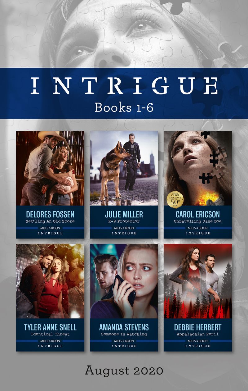 Intrigue Box Set 1-6 Aug 2020/Settling an Old Score/K-9 Protector/Unravelling Jane Doe/Identical Threat/Someone Is Watching/App