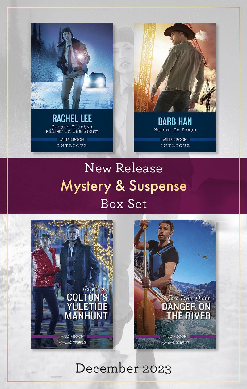 Mystery & Suspense New Release Box Set Dec 2023/Conard County - Killer In The Storm/Murder In Texas/Colton's Yuletide Manhunt/Danger On The Ri