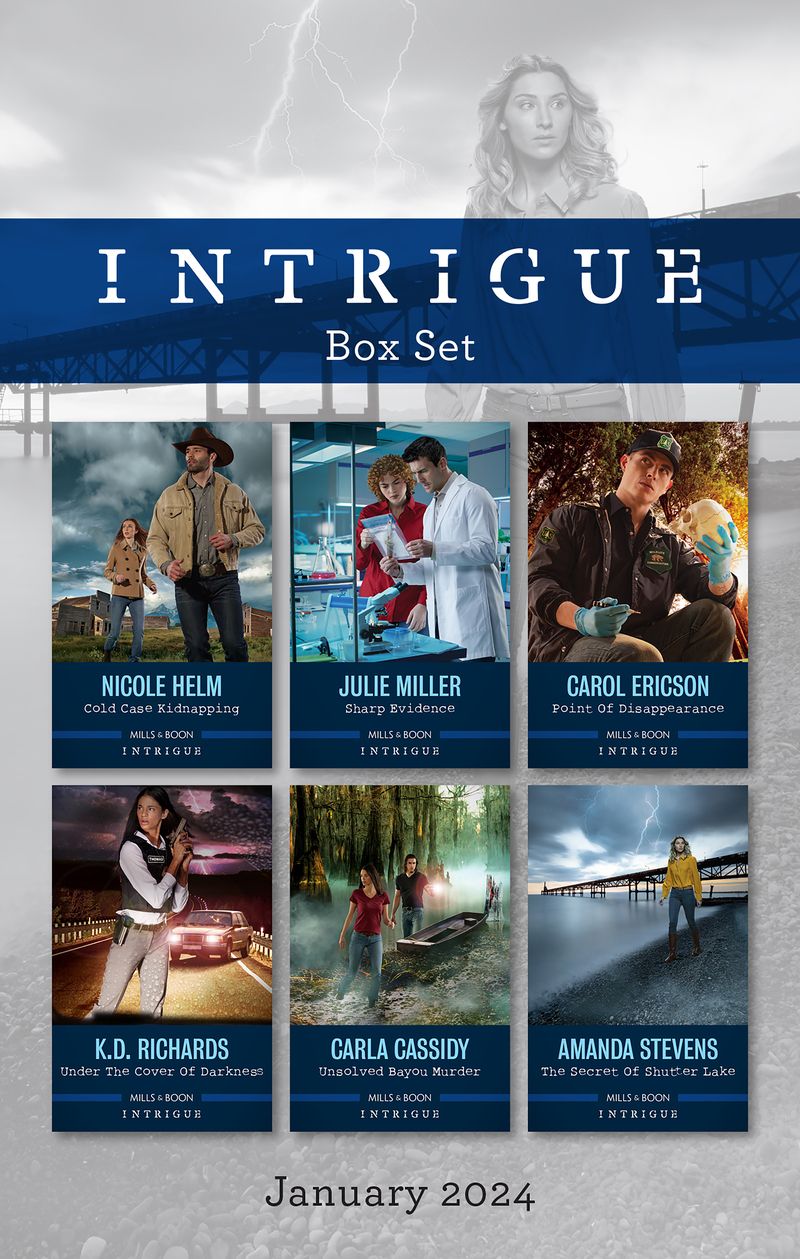 Intrigue Box Set Jan 2024/Cold Case Kidnapping/Sharp Evidence/Point Of Disappearance/Under The Cover Of Darkness/Unsolved Bayou Murder/The Sec