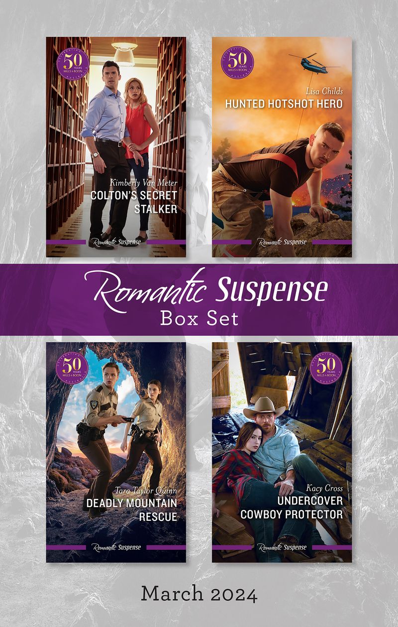 Suspense Box Set March 2024/Colton's Secret Stalker/Hunted Hotshot Hero/Deadly Mountain Rescue/Undercover Cowboy Protector