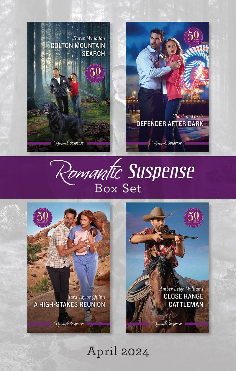 Suspense Box Set April 2024/Colton Mountain Search/Defender After Dark/A High-Stakes Reunion/Close Range Cattleman