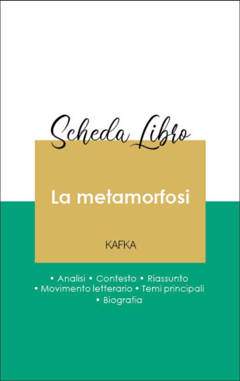 Scheda libro La metamorfosi (analisi letteraria di riferimento e riassunto completo)