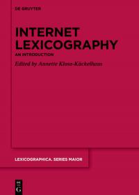 Internet Lexicography