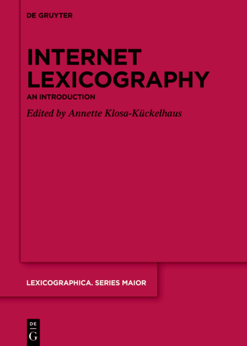 Internet Lexicography