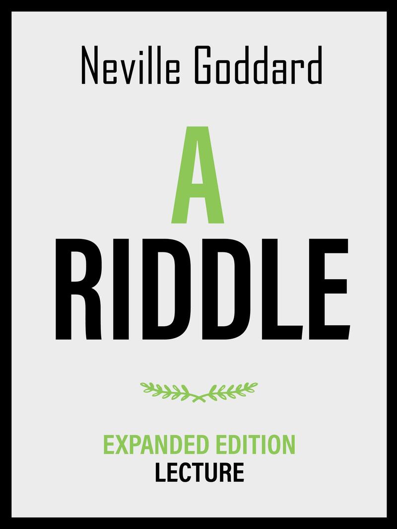 A Riddle - Expanded Edition Lecture